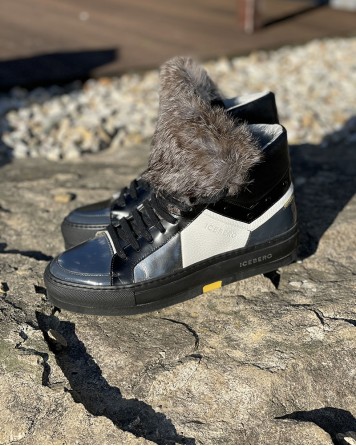 Tenisky dámské Iceberg s kožíškem